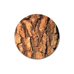 Bark Texture Wood Large Rough Red Wood Outside California Magnet 3  (round) by BangZart