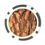 Bark Texture Wood Large Rough Red Wood Outside California Poker Chip Card Guard Front