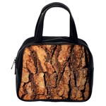 Bark Texture Wood Large Rough Red Wood Outside California Classic Handbags (2 Sides) Back