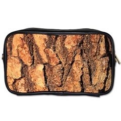 Bark Texture Wood Large Rough Red Wood Outside California Toiletries Bags by BangZart