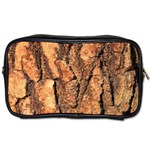 Bark Texture Wood Large Rough Red Wood Outside California Toiletries Bags 2-Side Front