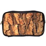 Bark Texture Wood Large Rough Red Wood Outside California Toiletries Bags 2-Side Back