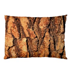 Bark Texture Wood Large Rough Red Wood Outside California Pillow Case (two Sides) by BangZart