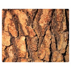 Bark Texture Wood Large Rough Red Wood Outside California Double Sided Flano Blanket (medium)  by BangZart