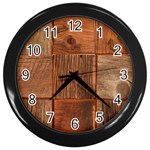 Barnwood Unfinished Wall Clocks (Black) Front