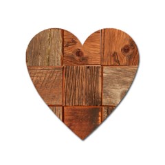 Barnwood Unfinished Heart Magnet by BangZart