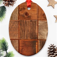 Barnwood Unfinished Oval Ornament (two Sides) by BangZart