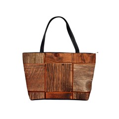 Barnwood Unfinished Shoulder Handbags by BangZart