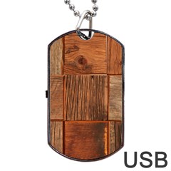 Barnwood Unfinished Dog Tag Usb Flash (two Sides) by BangZart