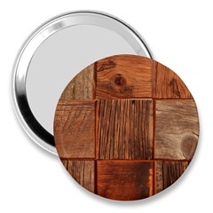 Barnwood Unfinished 3  Handbag Mirrors by BangZart