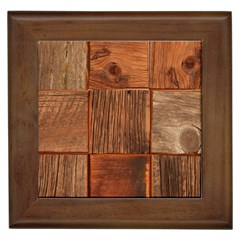 Barnwood Unfinished Framed Tiles by BangZart