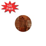 Barnwood Unfinished 1  Mini Buttons (100 pack)  Front