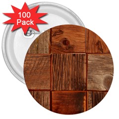 Barnwood Unfinished 3  Buttons (100 Pack)  by BangZart