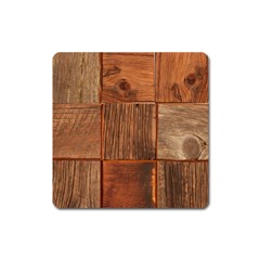 Barnwood Unfinished Square Magnet by BangZart