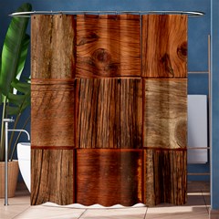 Barnwood Unfinished Shower Curtain 60  X 72  (medium)  by BangZart