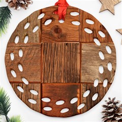 Barnwood Unfinished Ornament (round Filigree) by BangZart