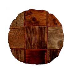 Barnwood Unfinished Standard 15  Premium Round Cushions by BangZart