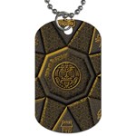 Aztec Runes Dog Tag (Two Sides) Front