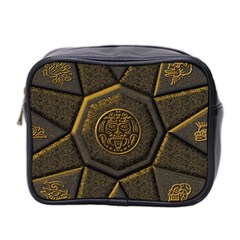 Aztec Runes Mini Toiletries Bag 2-side by BangZart