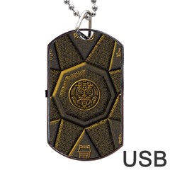 Aztec Runes Dog Tag Usb Flash (two Sides) by BangZart