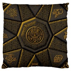 Aztec Runes Large Cushion Case (two Sides) by BangZart