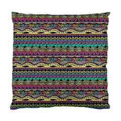 Aztec Pattern Cool Colors Standard Cushion Case (two Sides) by BangZart