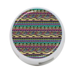 Aztec Pattern Cool Colors 4-port Usb Hub (one Side) by BangZart