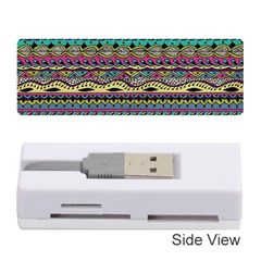 Aztec Pattern Cool Colors Memory Card Reader (stick)  by BangZart