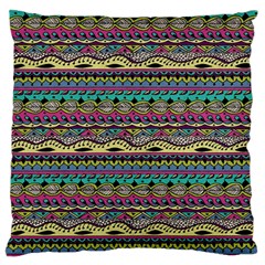 Aztec Pattern Cool Colors Standard Flano Cushion Case (two Sides) by BangZart