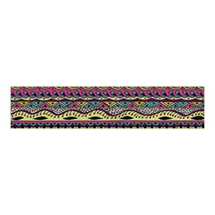 Aztec Pattern Cool Colors Velvet Scrunchie