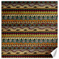 Aztec Pattern Ethnic Canvas 16  X 16   by BangZart