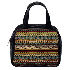 Aztec Pattern Ethnic Classic Handbags (one Side) by BangZart