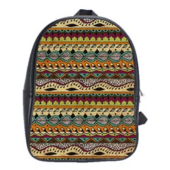 Aztec Pattern Ethnic School Bags (xl)  by BangZart