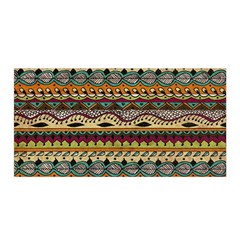 Aztec Pattern Ethnic Satin Wrap by BangZart