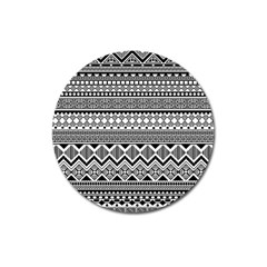 Aztec Pattern Design Magnet 3  (round) by BangZart