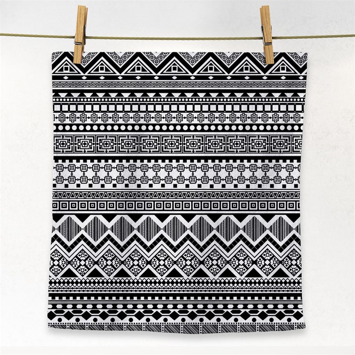 Aztec Pattern Design Face Towel