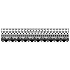 Aztec Pattern Design Flano Scarf (small) by BangZart