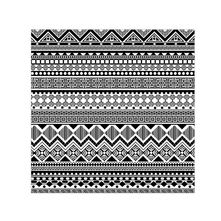 Aztec Pattern Design Small Satin Scarf (Square)