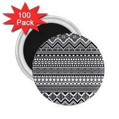 Aztec Pattern Design(1) 2 25  Magnets (100 Pack)  by BangZart