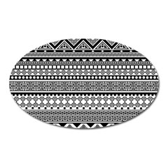 Aztec Pattern Design(1) Oval Magnet by BangZart