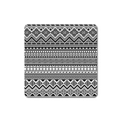 Aztec Pattern Design(1) Square Magnet by BangZart