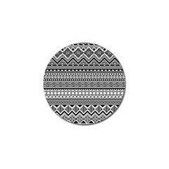 Aztec Pattern Design(1) Golf Ball Marker by BangZart