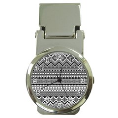 Aztec Pattern Design(1) Money Clip Watches