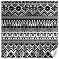 Aztec Pattern Design(1) Canvas 12  X 12   by BangZart