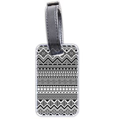 Aztec Pattern Design(1) Luggage Tags (two Sides) by BangZart