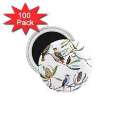 Australian Kookaburra Bird Pattern 1 75  Magnets (100 Pack)  by BangZart