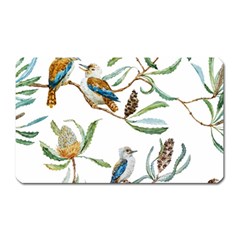 Australian Kookaburra Bird Pattern Magnet (rectangular) by BangZart