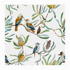 Australian Kookaburra Bird Pattern Medium Glasses Cloth by BangZart