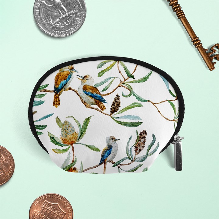 Australian Kookaburra Bird Pattern Accessory Pouches (Small) 