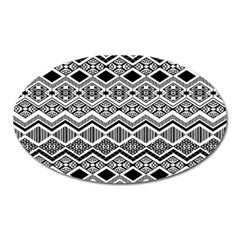 Aztec Design  Pattern Oval Magnet by BangZart